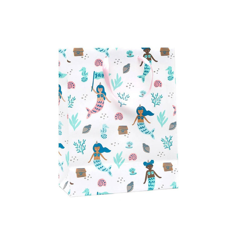 Medium Mermaid Gift Bag with Tag - Spritz
