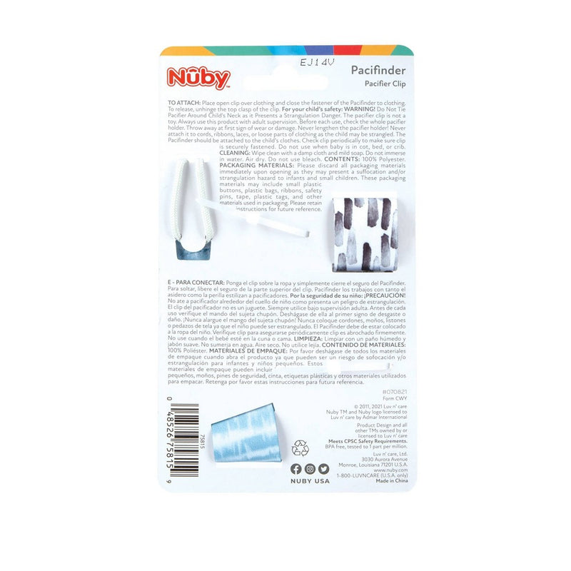 Nuby Pacifinder - Blue - 2pk