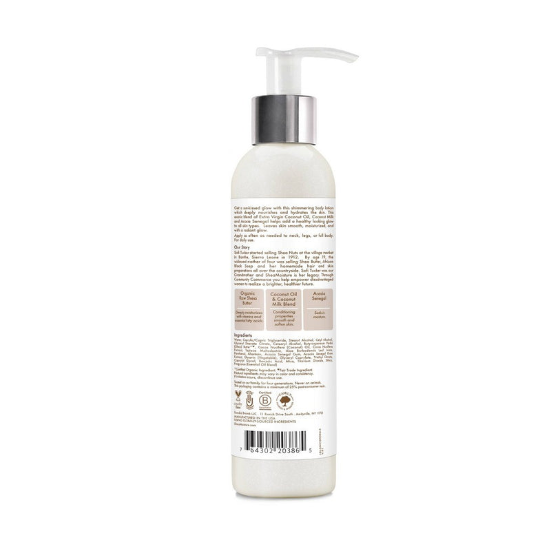 SheaMoisture 100% Virgin Coconut Oil Shimmering Body Lotion - 8 fl oz
