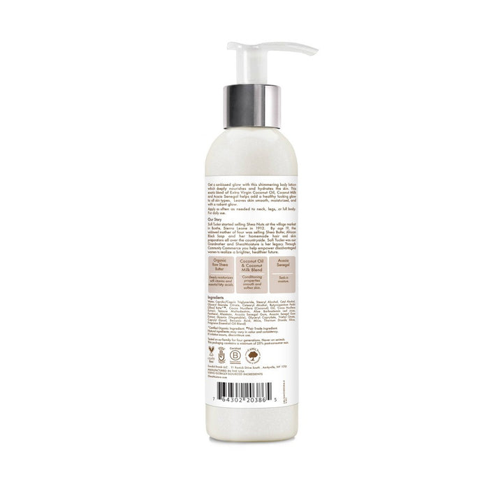 SheaMoisture 100% Virgin Coconut Oil Shimmering Body Lotion - 8 fl oz