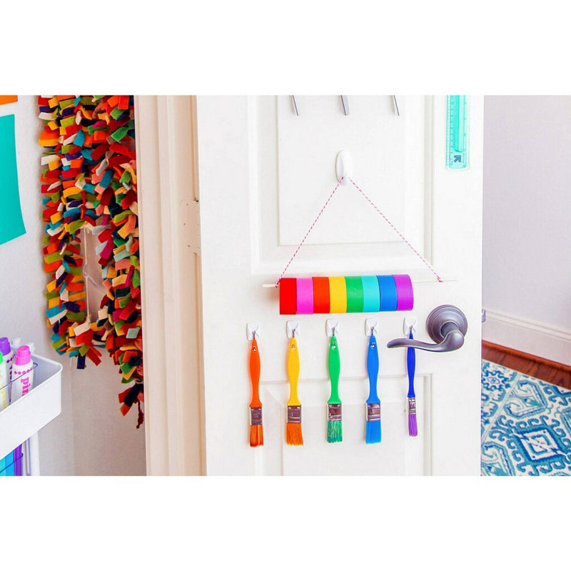 Command Small Sized Wire Hooks White