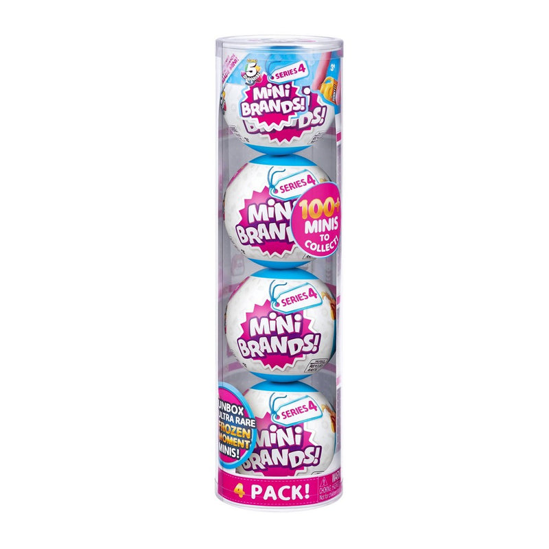 Mini Brands Series 4 Capsule 4pk