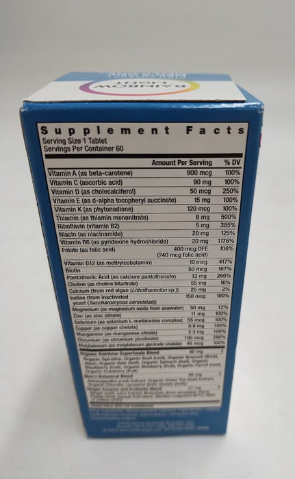 Rainbow Light Men's One Multivitamin Tablets - 60ct 10/2026