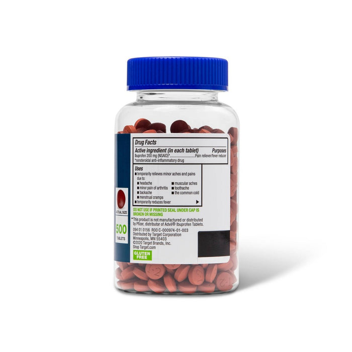 Ibuprofen Child Safety Top (NSAID) Pain Relievers - 500ct - up & up