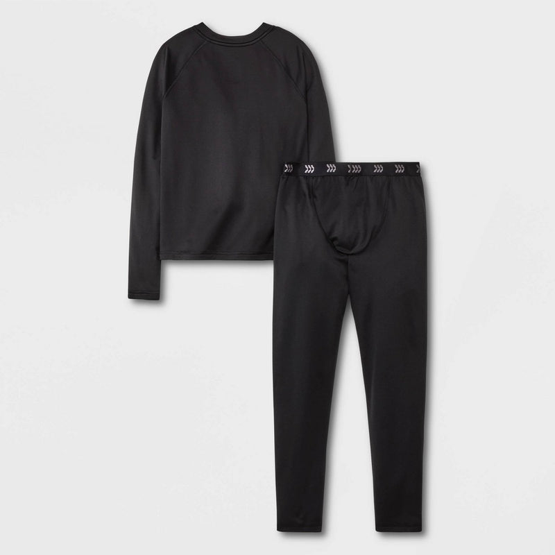 Boys' 2pk Thermal Set - All in Motion Black M