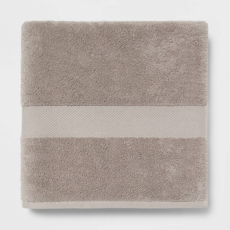 Oversized Performance Plus Bath Towel Light Gray - Threshold