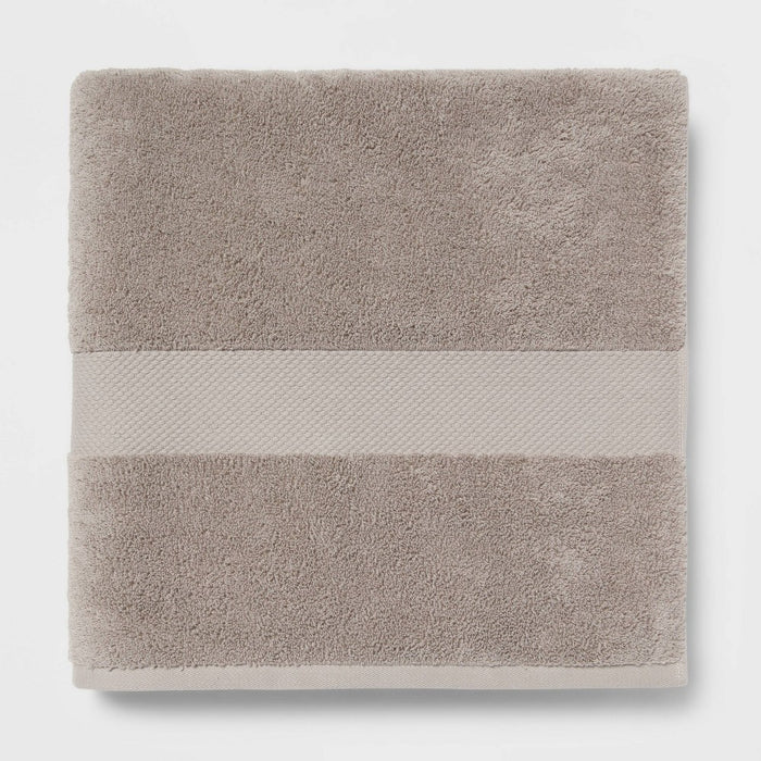 Oversized Performance Plus Bath Towel Light Gray - Threshold