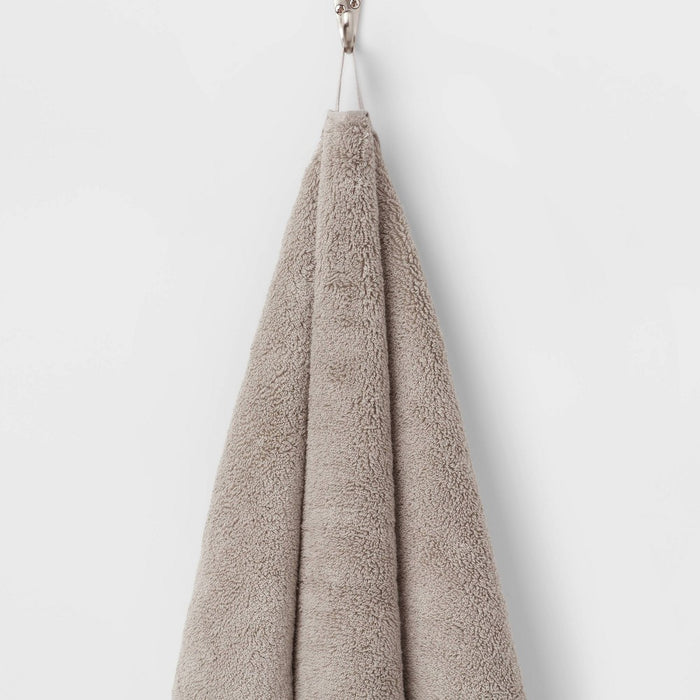 Oversized Performance Plus Bath Towel Light Gray - Threshold
