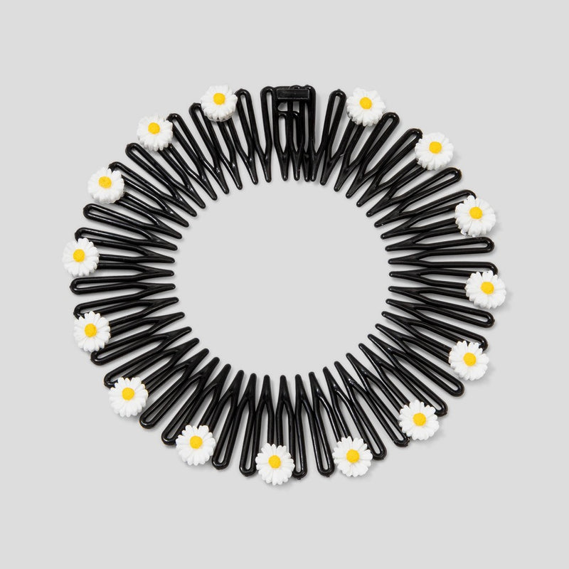 Daisy Icons Opaque Stretch Comb - Wild Fable Black/Gold