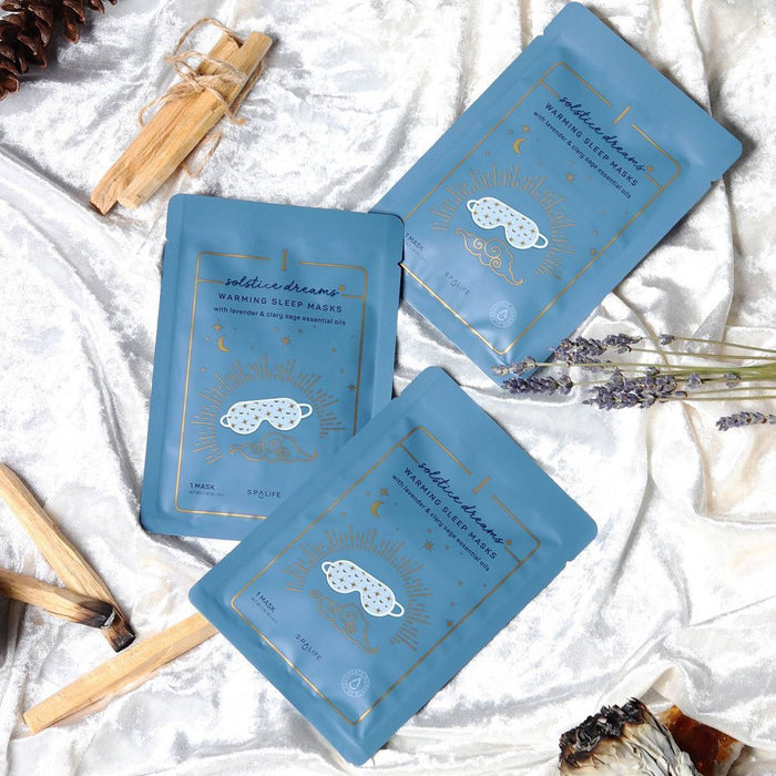 SpaLife Solstice Dreams Warming Sleep Masks - 3.39oz/3pk