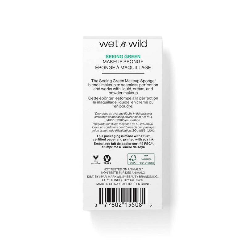 Wet n Wild Seeing Makeup Sponge - Green