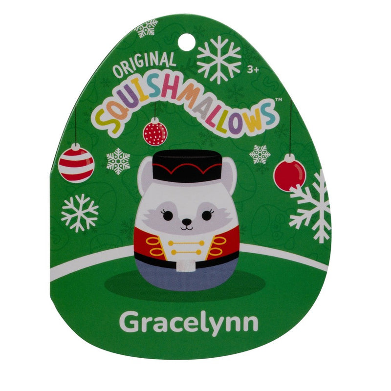 Squishmallows 12" Winter Fox in Nutcracker Outfit Medium Plush