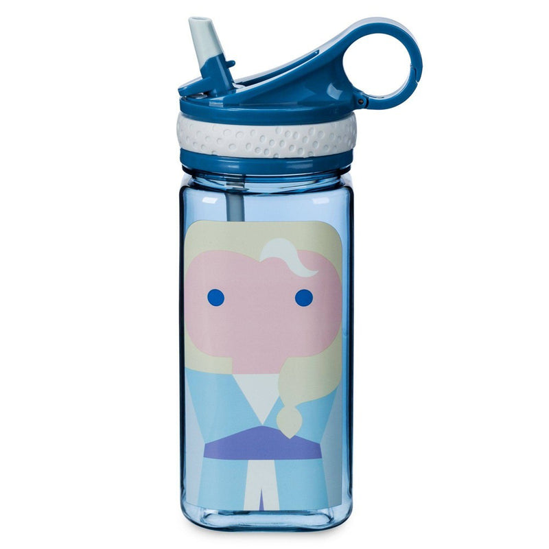 16oz Elsa Unified Characters Water Bottle with Built-in Straw Frozen - Disney