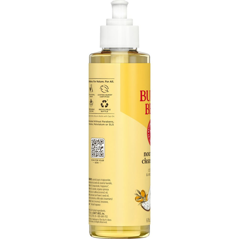 Burt's Bees Facial Cleansing Oil with Coconut & Argan Oil - Unscented - 6 fl oz