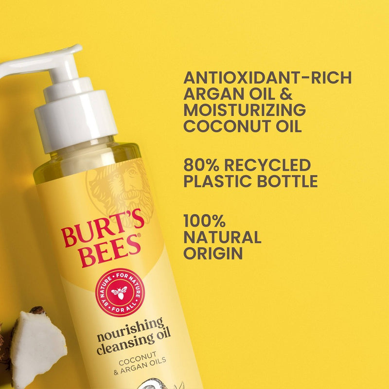 Burt's Bees Facial Cleansing Oil with Coconut & Argan Oil - Unscented - 6 fl oz