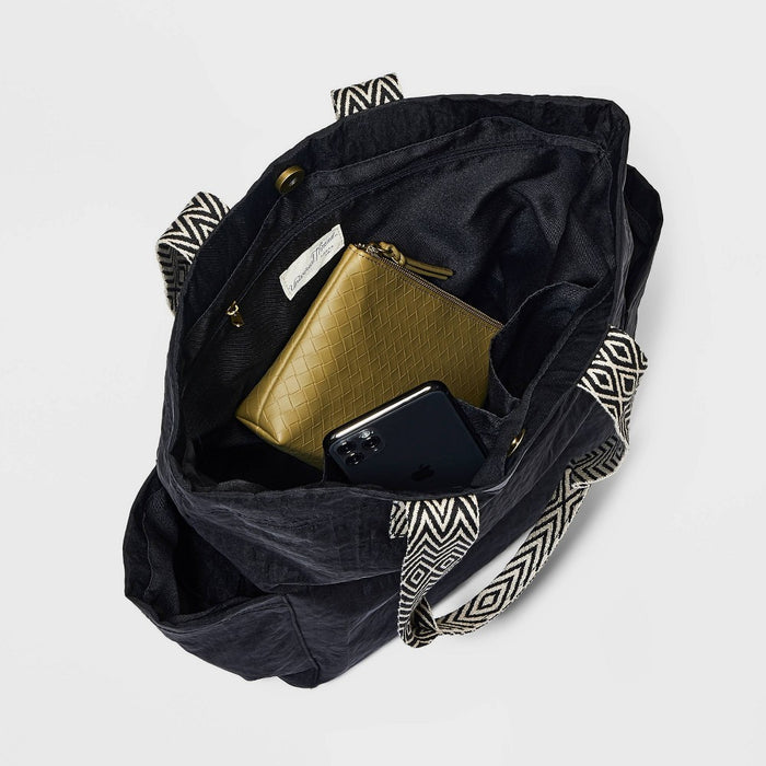 Campus Tote Handbag - Universal Thread Black