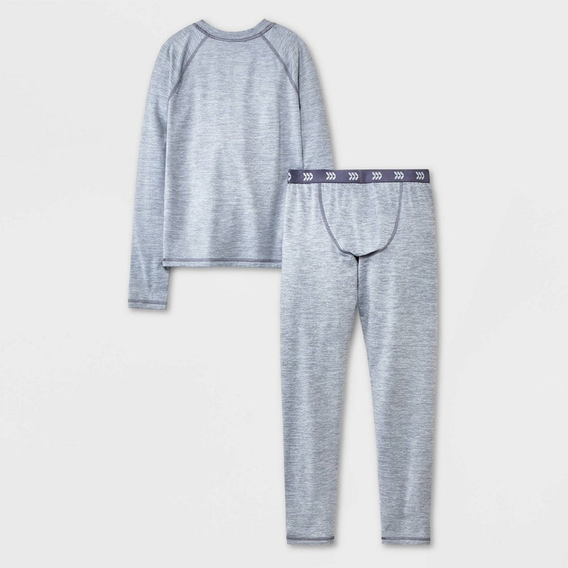 Boys' 2pk Thermal Set - All in Motion Gray S