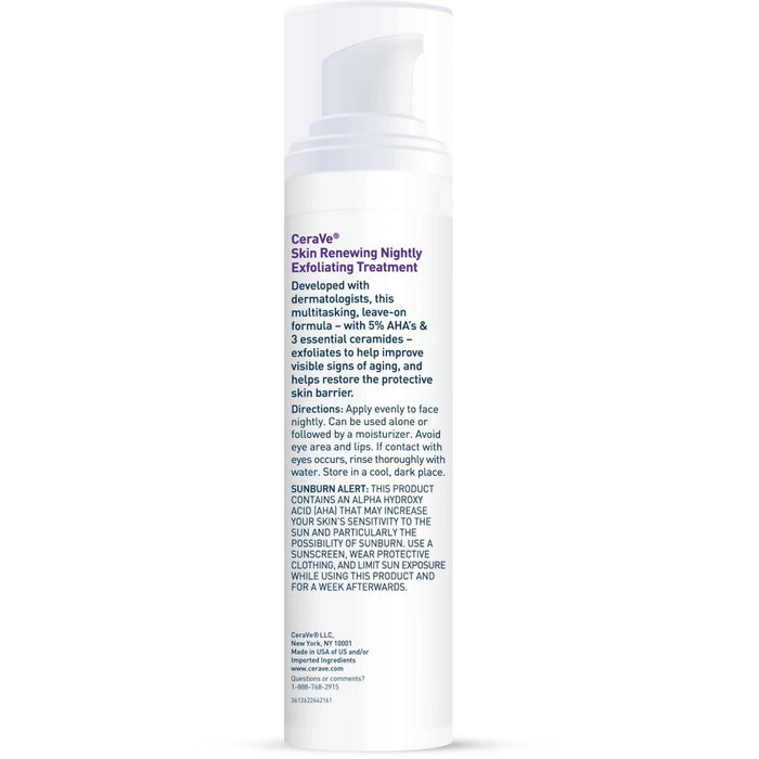 CeraVe Skin Renewing Nightly Exfoliating Treatment Glycolic Acid Face Serum