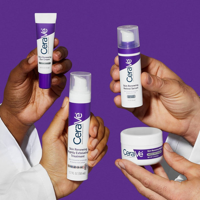 CeraVe Skin Renewing Nightly Exfoliating Treatment Glycolic Acid Face Serum