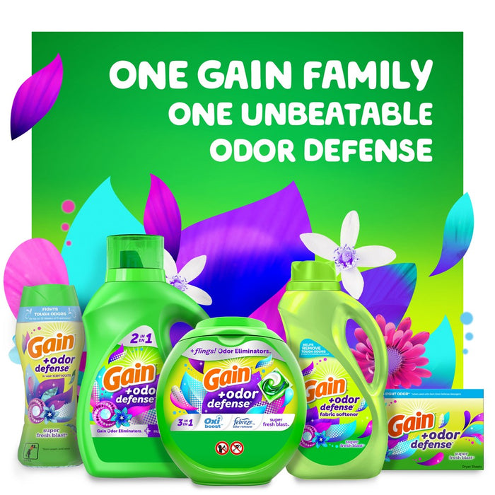 Gain Odor Defense Sheets - 240ct