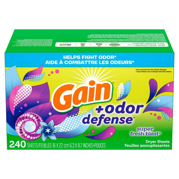 Gain Odor Defense Sheets - 240ct