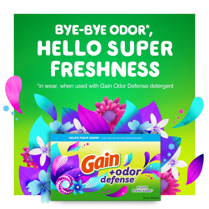 Gain Odor Defense Sheets - 240ct
