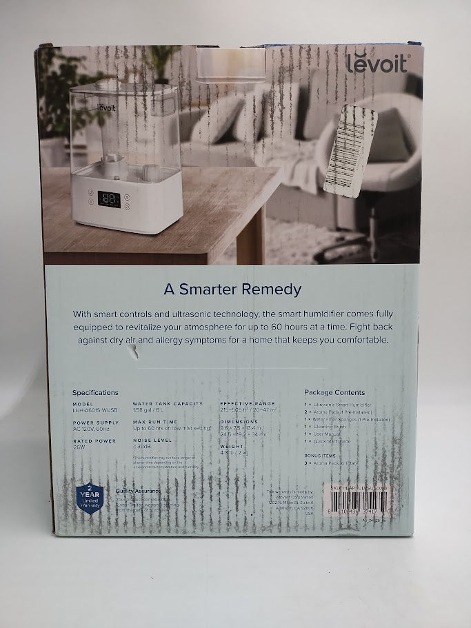 Levoit Classic 300S Ultrasonic Smart Humidifier White