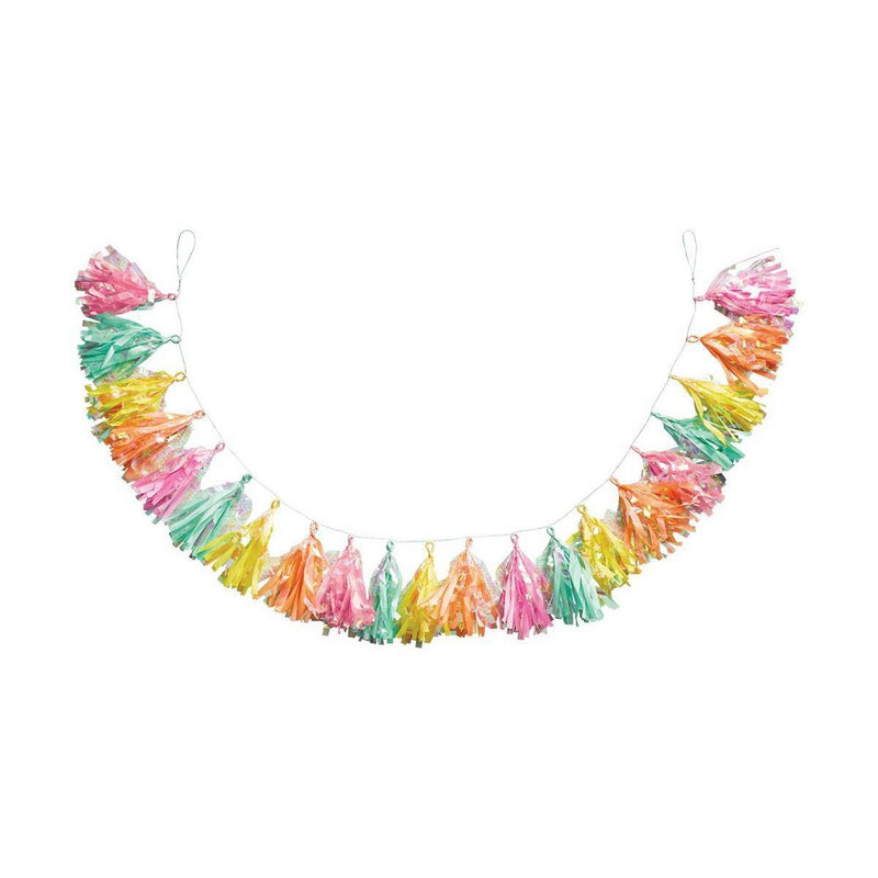 Iridescent Tassel Garland - Spritz