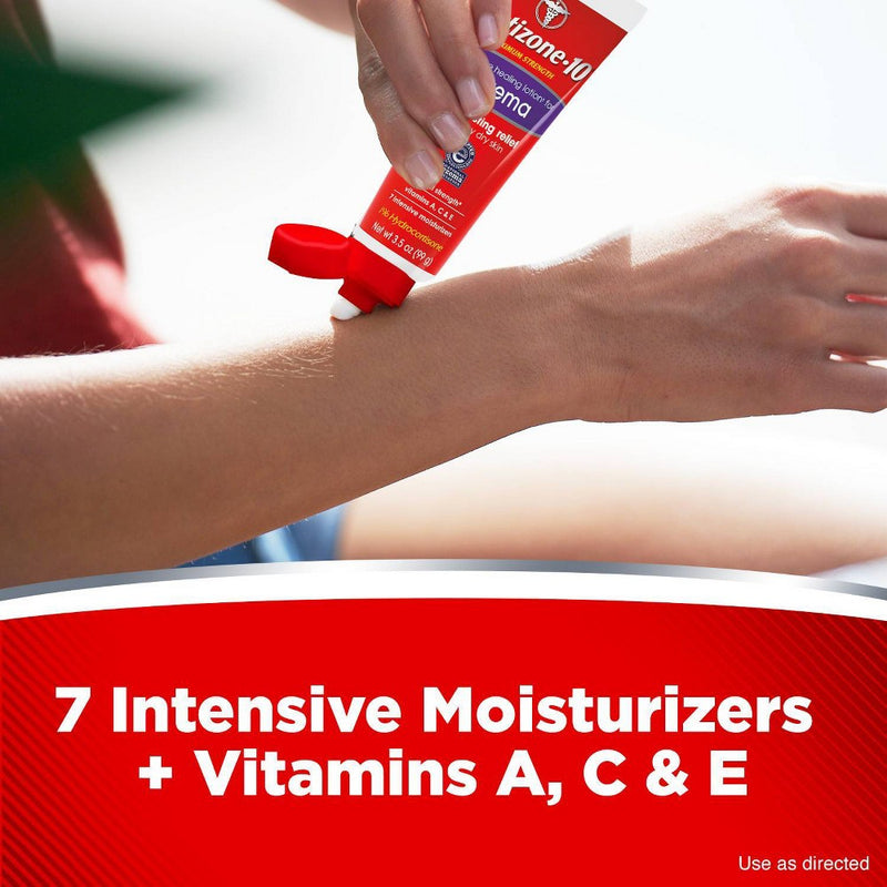 Cortizone 10 Intensive Healing Lotion for Eczema Itchy and Dry Skin - 3.5oz