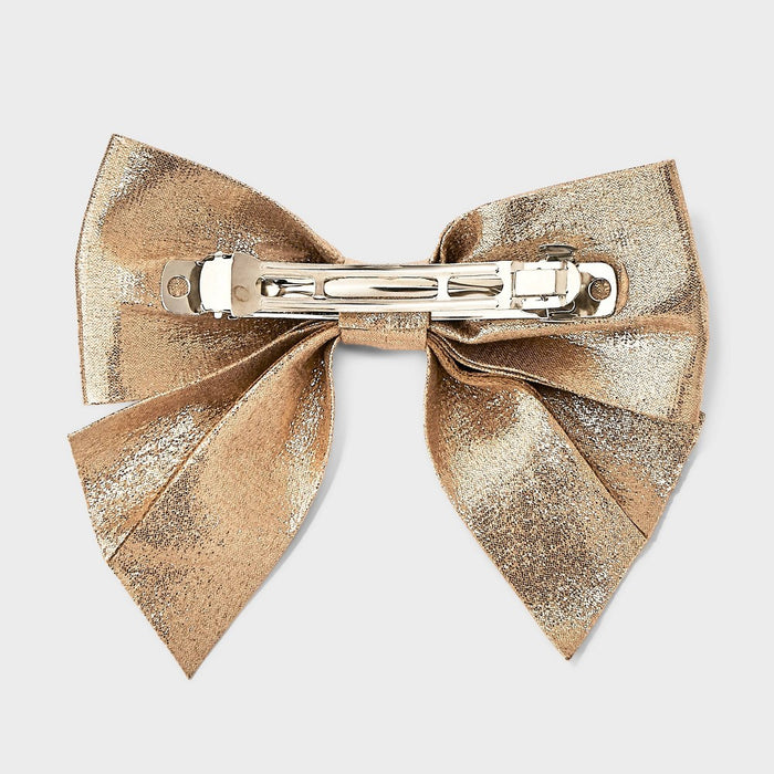 Girls' 4pk Bow and Bobby Hair Clips - Cat & Jack Gold