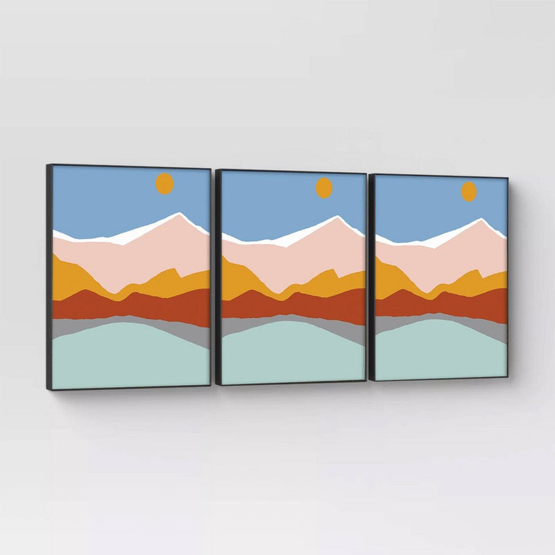 8" x 10" Set of 3 Format Frames Black - Room Essentials