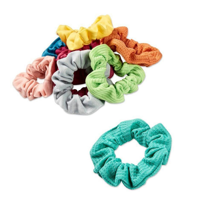scunci Holiday Assorted Hair Scrunchies Gift Set - Bright - 10ct