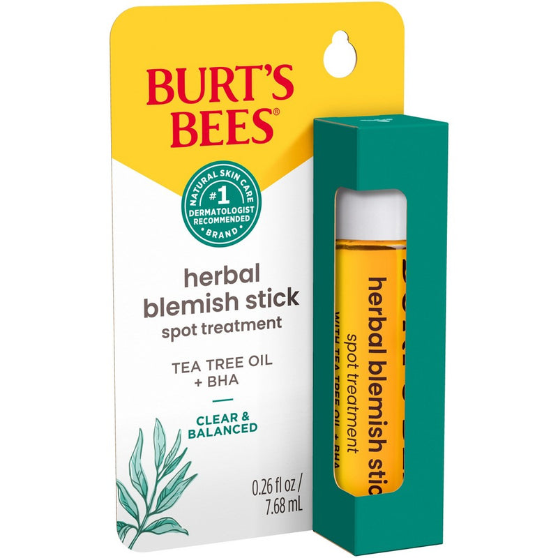 Burt's Bees Clear and Balanced Herbal Blemish Stick - 0.26 fl oz