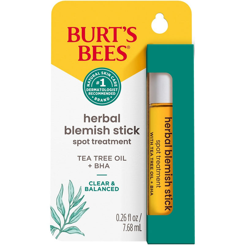 Burt's Bees Clear and Balanced Herbal Blemish Stick - 0.26 fl oz
