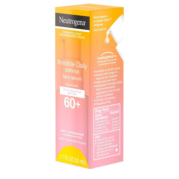 Neutrogena Invisible Daily Defense Sunscreen Face Serum - SPF 60 - 1.7 fl oz