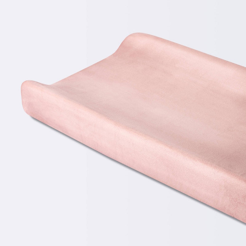 Velvet Polyester Spandex Changing Pad Cover - Pink - Cloud Island