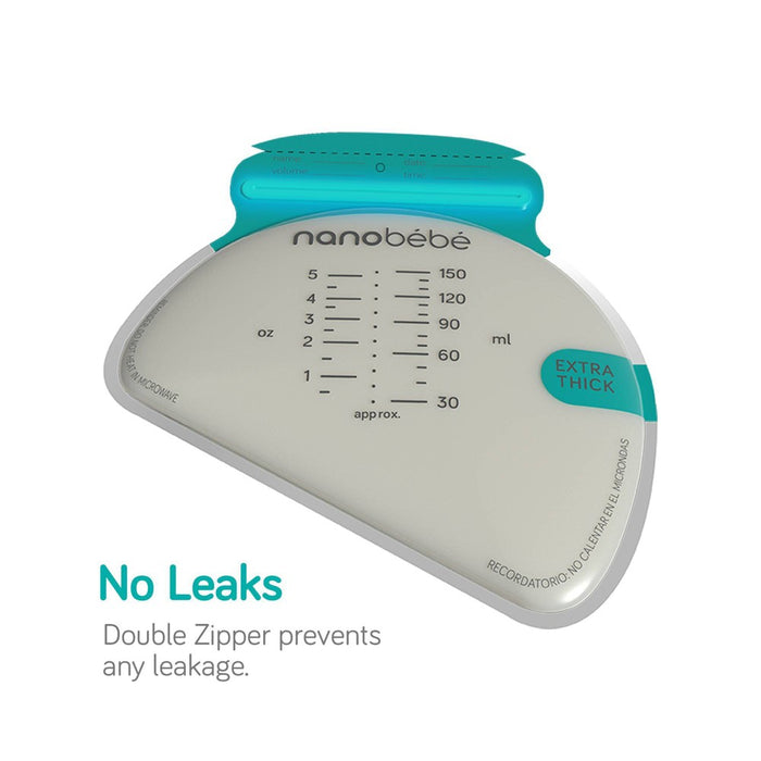 nanobebe 50ct Breast Milk Storage Bags