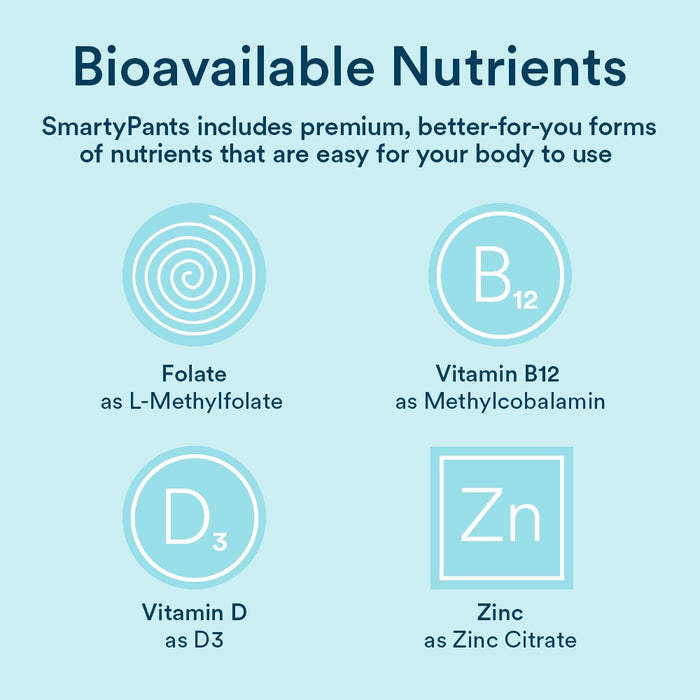 SmartyPants Organic Men's Multi & Vegetarian Omega 3 Gummy Vitamins with D3, C & B12 - 90 ct
