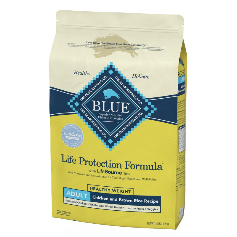 Blue Buffalo Life Protection Formula Natural Adult Healthy Weight Dry Dog Food with Chicken and Brown Rice - 15lbs (LOCAL PICKUP ONLY)
