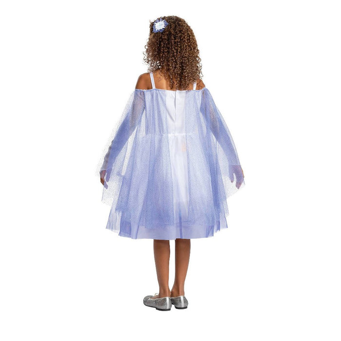 Kids' Disney Frozen Elsa Deluxe Light Up Halloween Costume Dress with Headpiece S (4-6x)