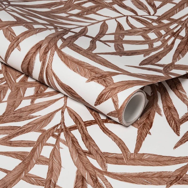 Tropical Palm Peel & Stick Wallpaper Brown - Threshold