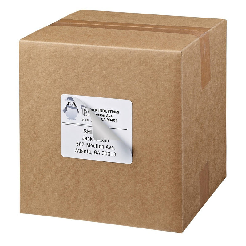 Avery 3 1/3" x 4" 60ct TrueBlock Shipping Labels White
