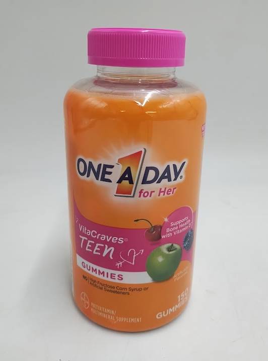 One A Day Vitamins VitaCraves Teen Gummies For Her - 150ct EXP 10/2026