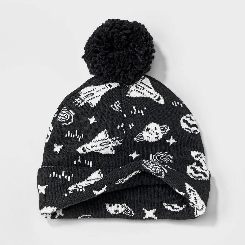 Baby Rocket Beanie - Cat & Jack Black 12-24M