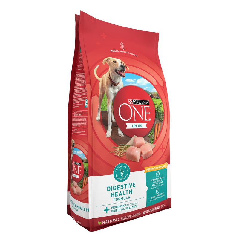 Purina ONE SmartBlend Digestive Health with Probiotics Chicken Adult Dry Dog Food - 8lbs