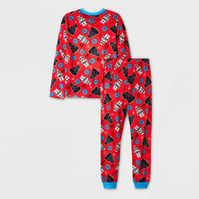 Boys' LEGO Star Wars Pajama Set with LEGO Creator 30654 - Red L