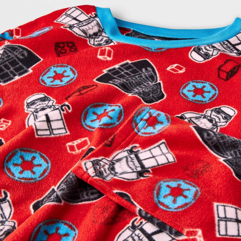 Boys' LEGO Star Wars Pajama Set with LEGO Creator 30654 - Red L