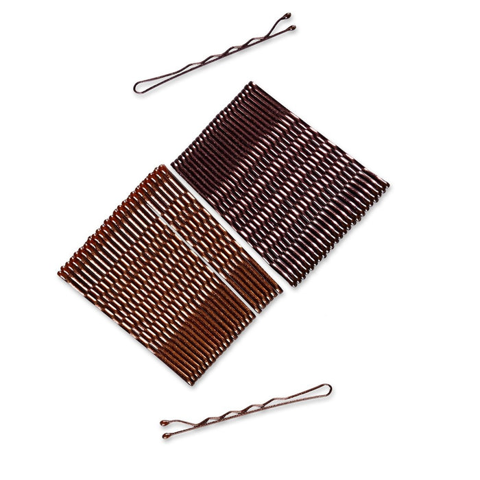 scunci Bobby Pins - Brunette - 50ct