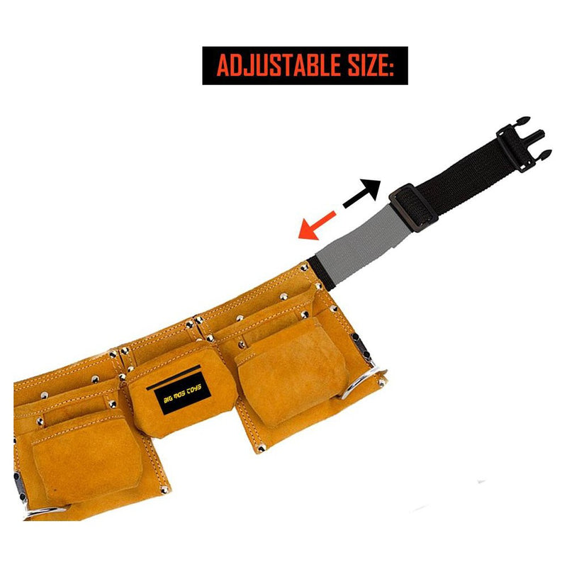 Big Mo's Toys Pretend Suede Tool Belt with Adjustable Strap