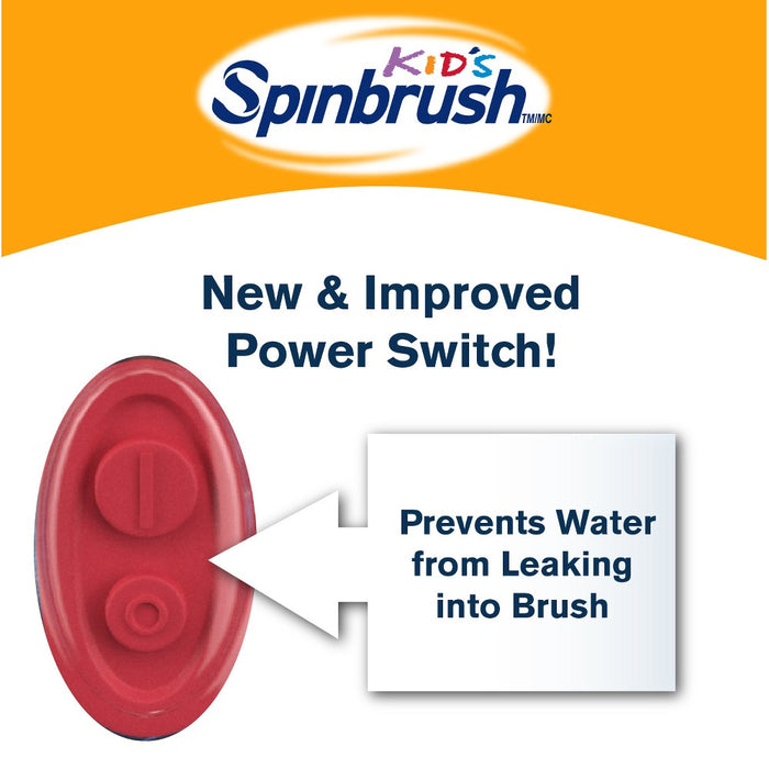 Spinbrush Mario Kids Electric Toothbrush